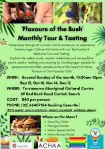 Monthly Bush Tucker and Medicine Tour & Tasting @ Yarrawarra Aboriginal Cultural Centre