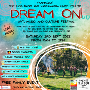 Celebrate Culture and Connection with us at Yarrawarra this September 3rd with our Annual Dream On! Arts and Culture Festival!