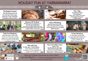 Holiday activities at Yarrawarra this April 2023
